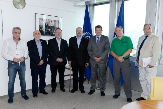 O Diretor Geral da OIT – Organização Internacional do Trabalho, Guy Rider, recebeu ontem, 28 de agosto, em Genebra, quatro presidentes de Confederações do Brasil