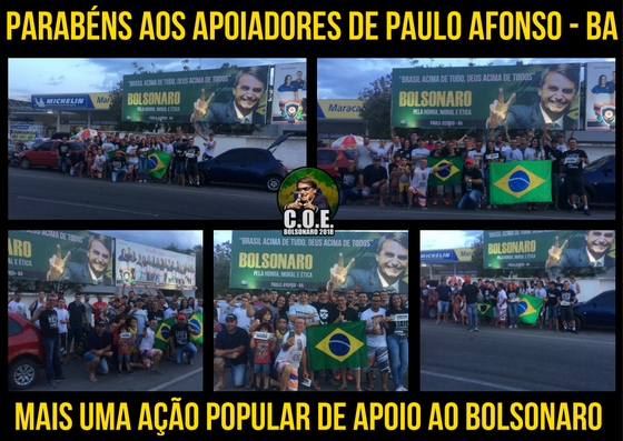 Outra líder da direita é a Thatá Gárbel da cidade do Rio de Janeiro, também no comando do COE