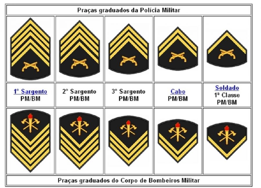 Os Grandes Comandos da Polícia Militar do Estado de São Paulo, estão divididos em Capital, Metropolitano, Choque, Interior 1 ao 10, Rodoviário, Ambiental e Bombeiros