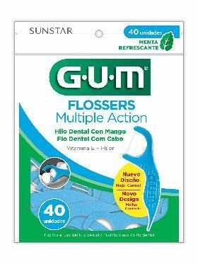 Flosser GUM- Fio dental com cabo