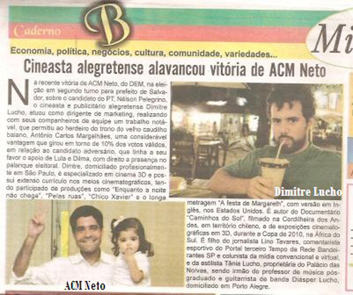 Alegretense Alavanca Vitória de ACM Neto na Bahia