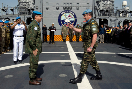 Almirante Brasileiro Assume Comando da Frota da Missão de Paz da ONU no Líbano 23