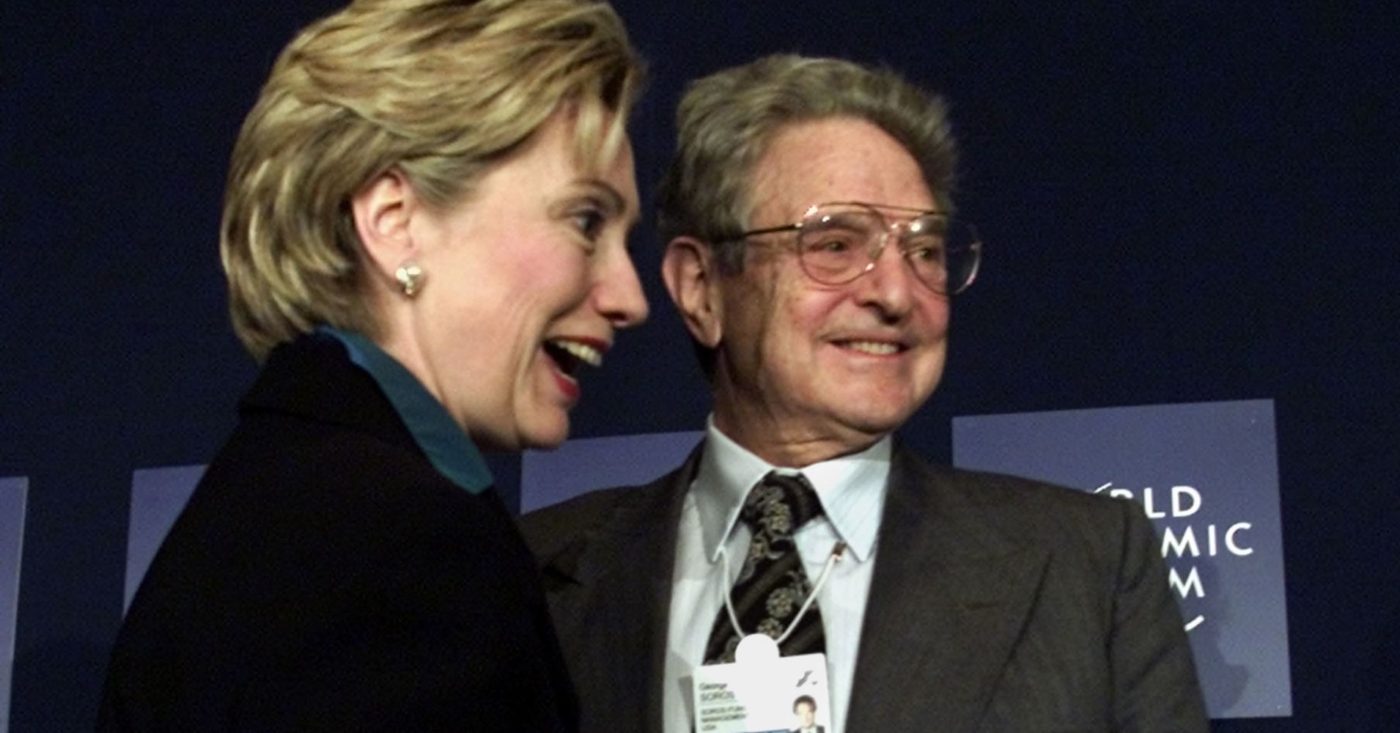 Clinton se encontrou com Soros no Departamento de Estado