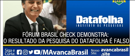 Datafolha - Está cada vez mais difícil entender qual é o verdadeiro papel da mídia que declara guerra abertamente ao atual presidente da República J. Bolsonaro