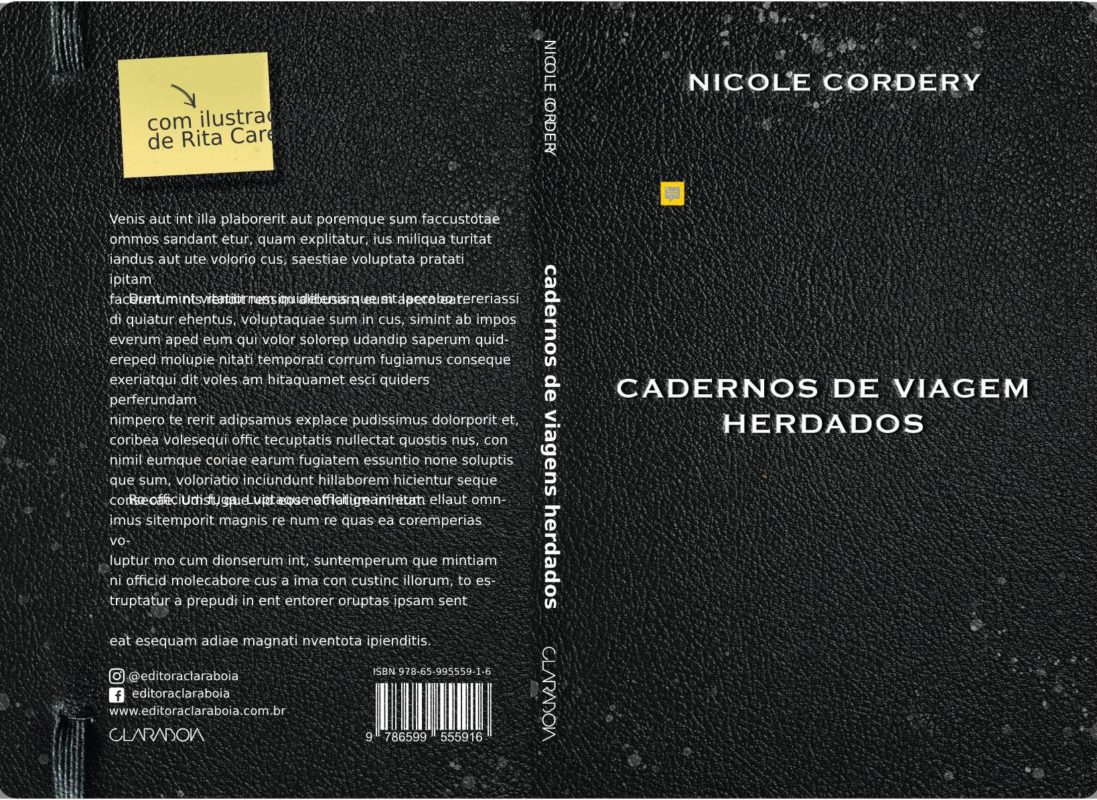 Misto de romance com crônicas de viagem, “Cadernos de viagem herdados” é o livro de estreia da atriz Nicole Cordery