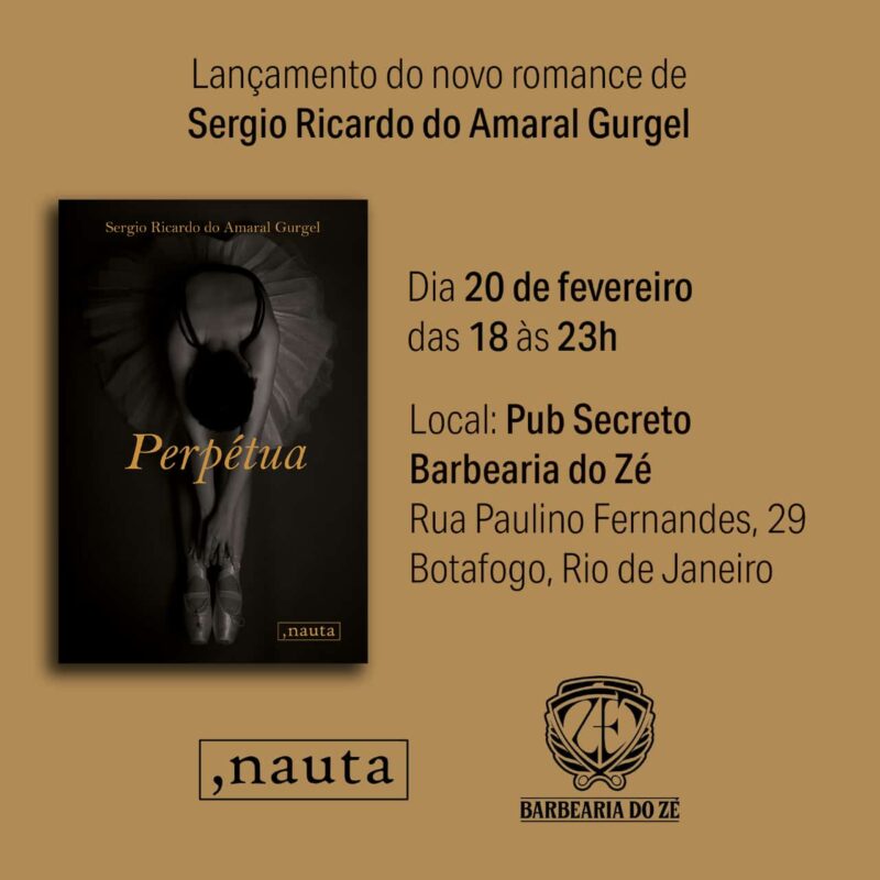 O amigo Sergio Ricardo do Amaral Gurgel lança seu novo romance, Perpétua, onde narra os diálogos interiores do advogado Marlon "Em Perpétua , Sergio Ricardo...