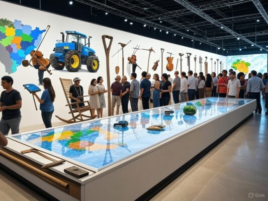 Exposição destaca a trajetória do agronegócio no Brasil, desde a enxada até a biotecnologia, em uma experiência cultural e educativa. A mostra Tesouros da...