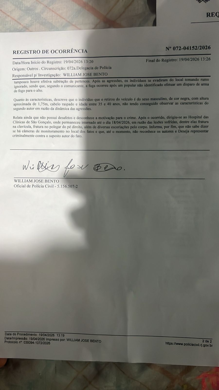 Terror sobre Quatro Rodas 8 O que deveria ser apenas mais uma corrida para colocar comida na mesa se transformou em um cenário de terror. Na tarde de sexta-feira, um motorista de aplicativo...